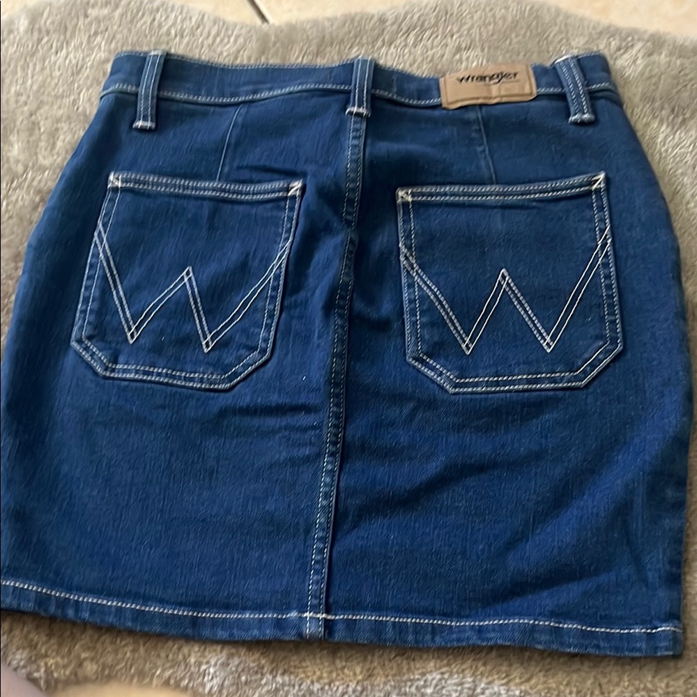 Wrangler Blue Mini Skirt